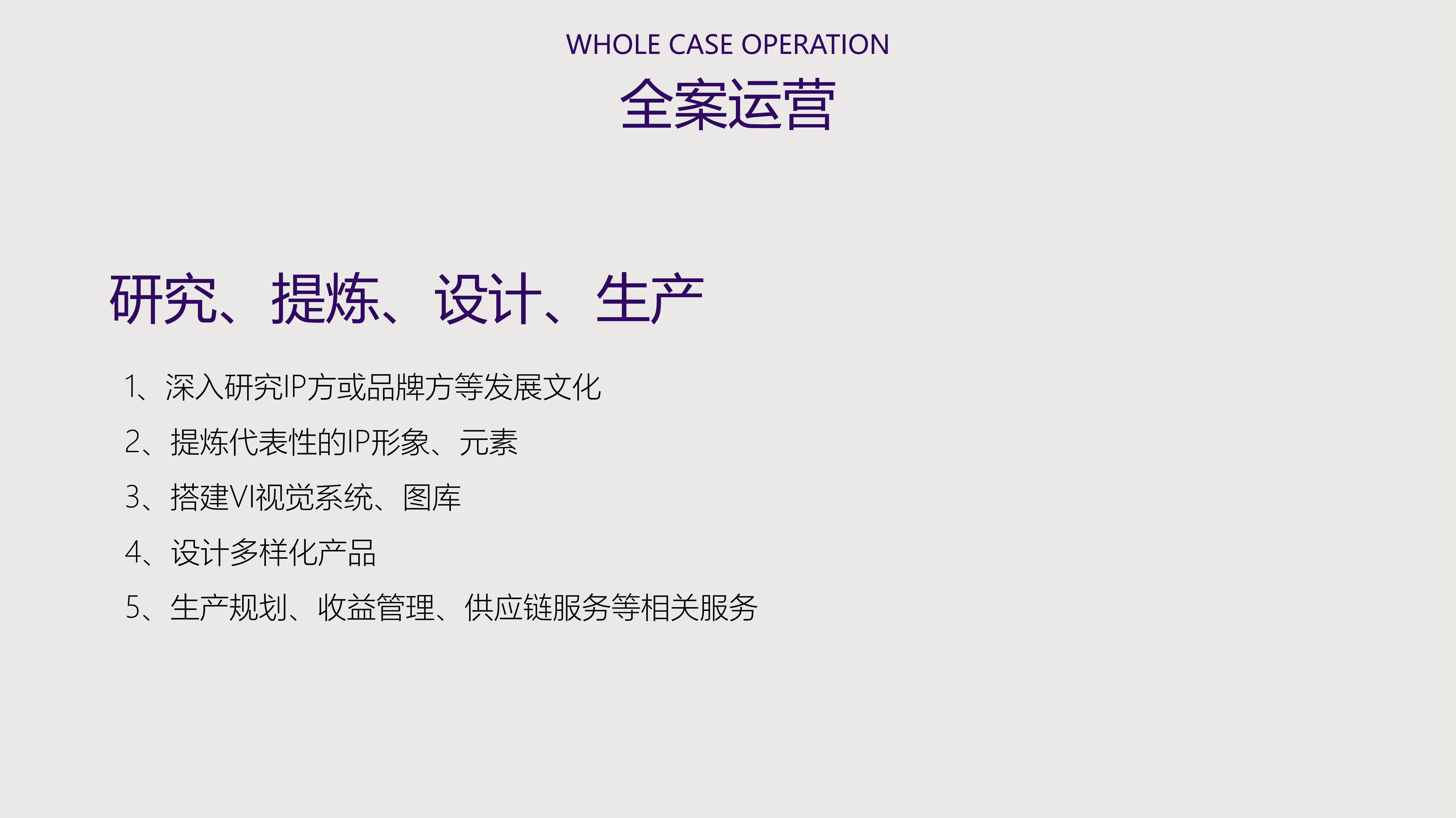 全案运营